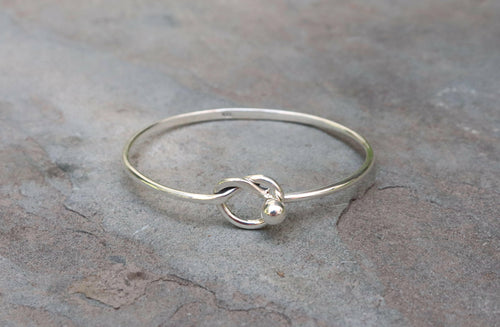 Sterling Silver Knot Bracelet.