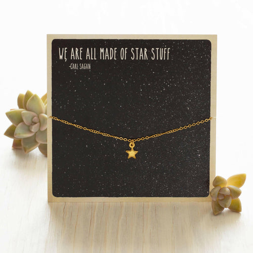 Carded Gift Necklace - Star.