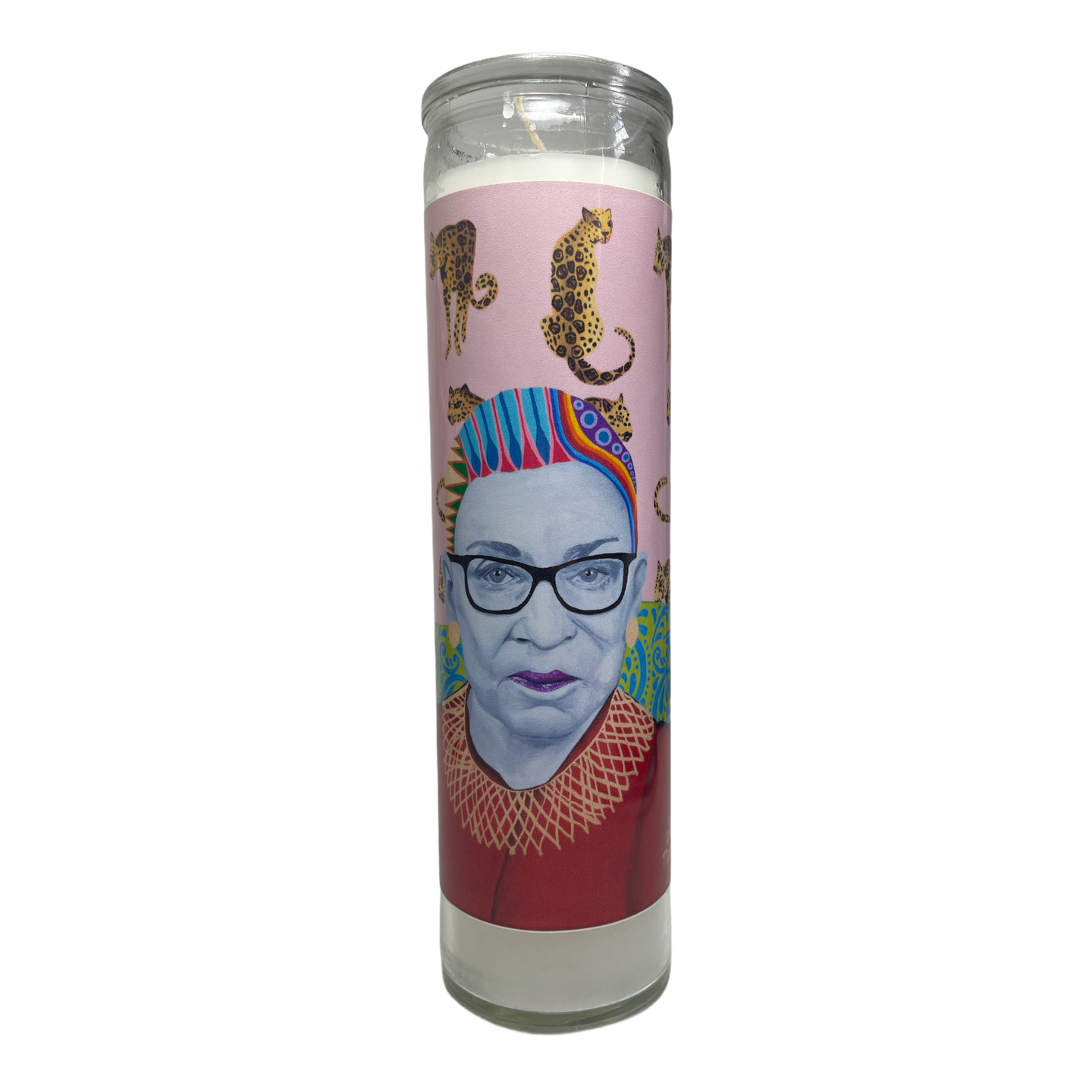 Chelsea Merrill Ruth Bader Ginsburg RBG Prayer Candle.