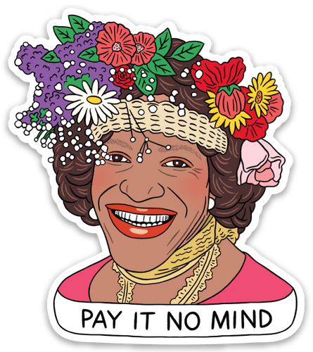 Marsha P. Johnson Die Cut Sticker.