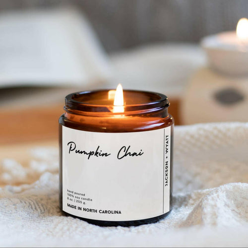 Pumpkin Chai - Organic Soy Candle - Fall/Winter.