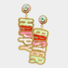 Load image into Gallery viewer, Happy Easter Bead Earrings
