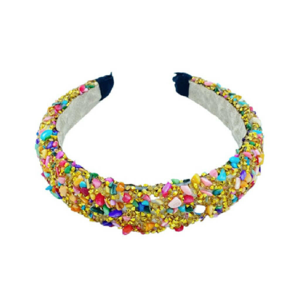 All That Glitters Headband - Multi + Gold.