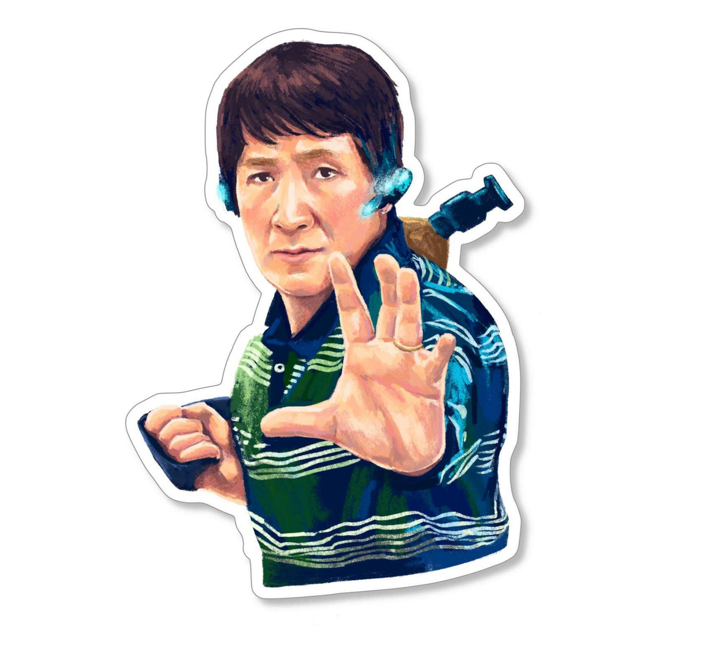 Waymond Wang Everything Everywhere All at Once Sticker.