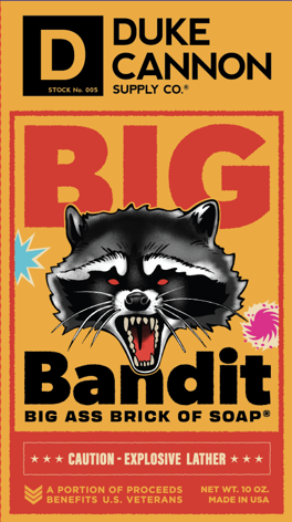 Big Bandit Bar Soap.