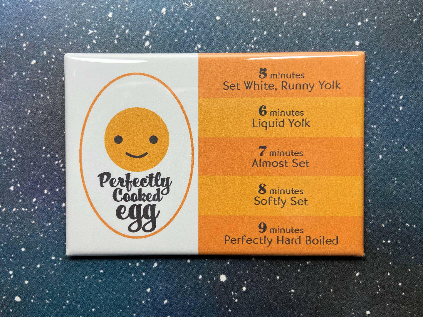 Perfectly Cooked Egg Chart Magnet - Kitchen Reference -.