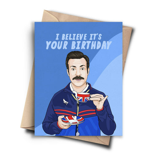 Ted Lasso Birthday Card.