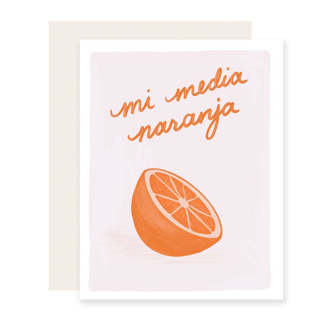 Mi Media Naranja - Spanish Card