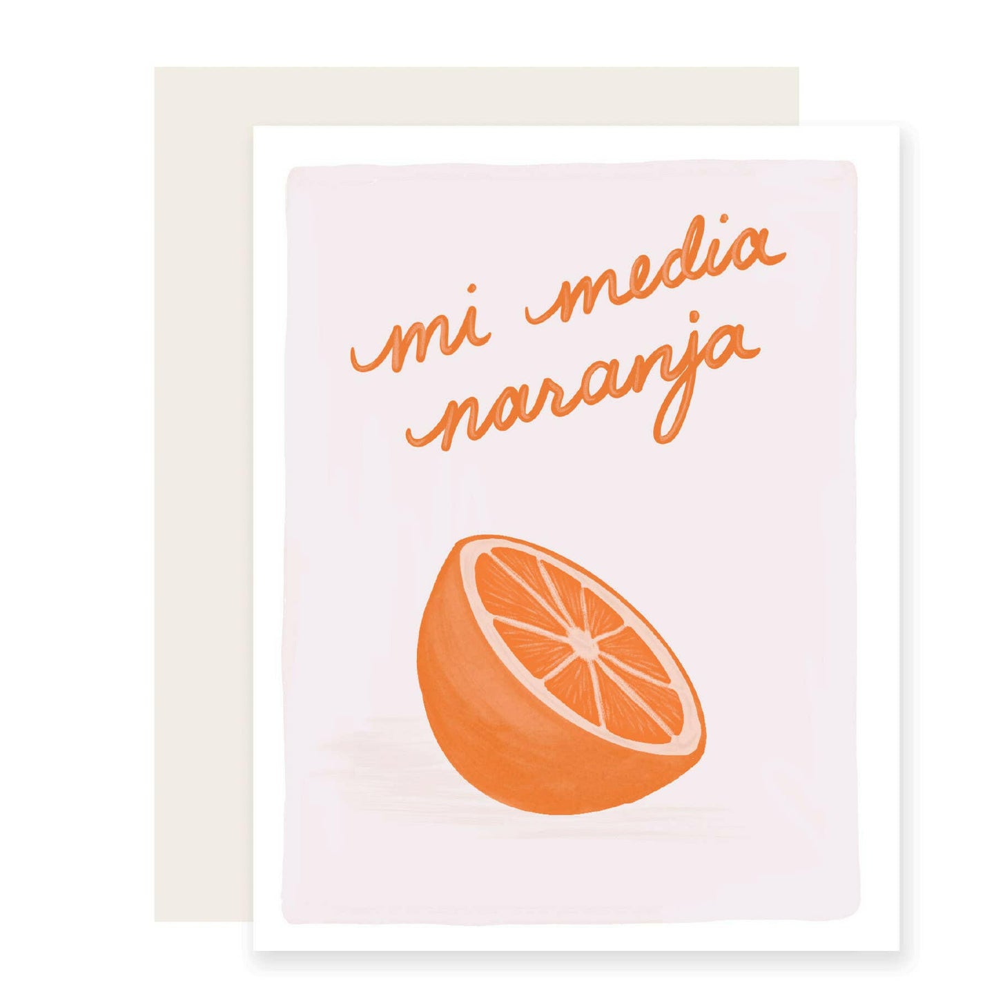 Mi Media Naranja - Spanish Card.