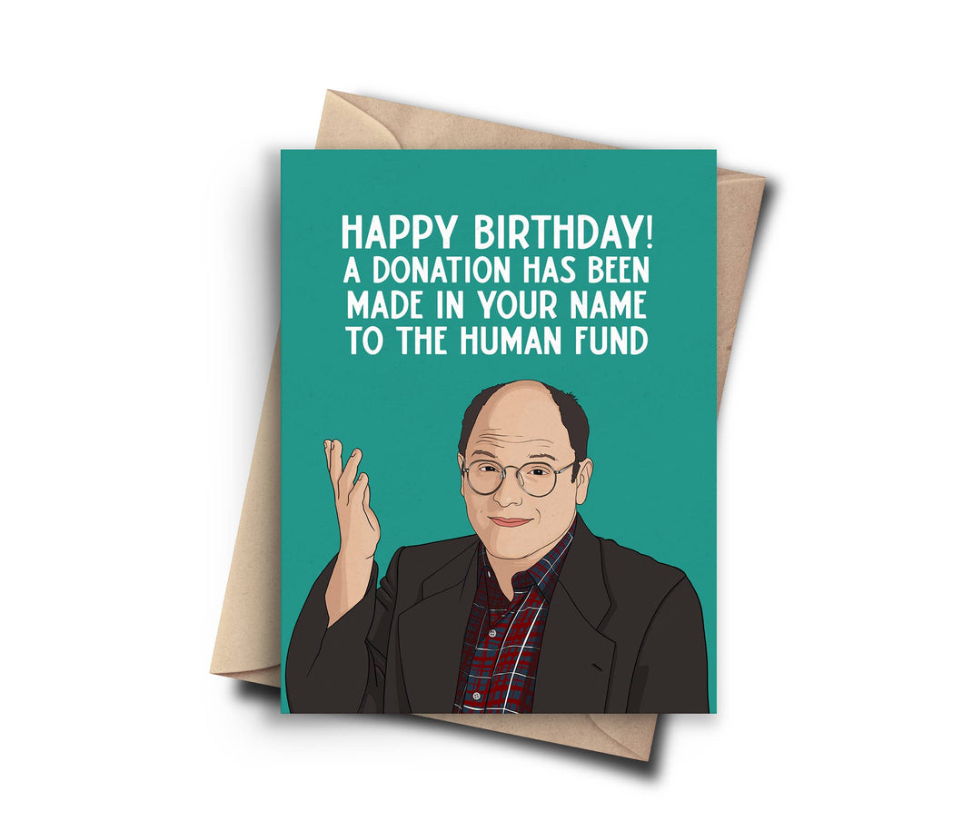 Funny Seinfeld Birthday Card - Pop Culture Card