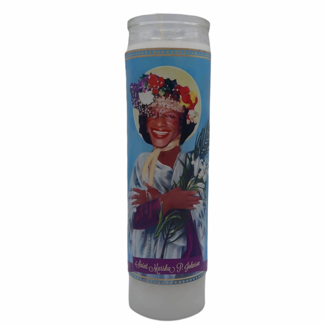 Marsha P. Johnson Devotional Prayer Saint Candle