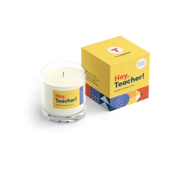 Hero- Teacher Yes You Candle.