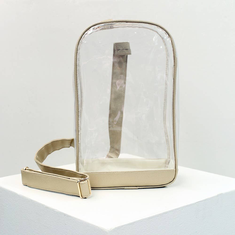 Clear Sling Pack - Gold