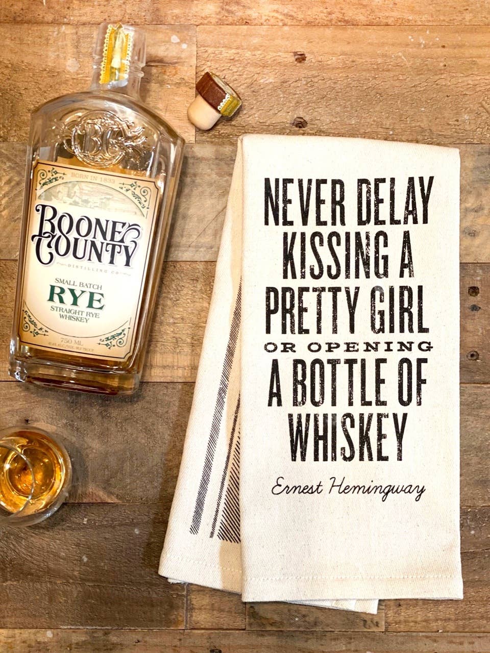 Never Delay Kissing a Pretty Girl... - Kitchen Towel