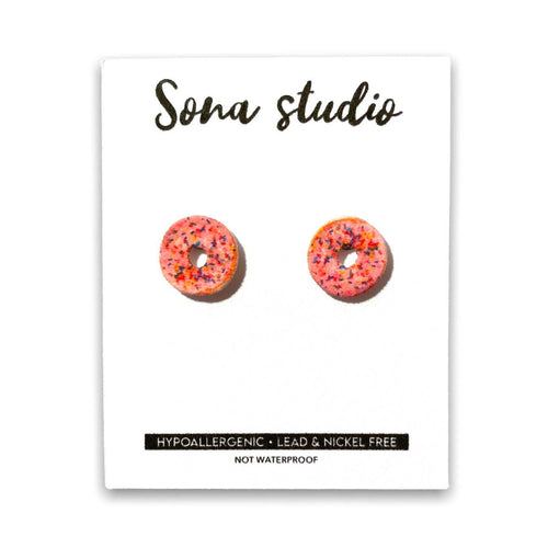 Donut Earrings.