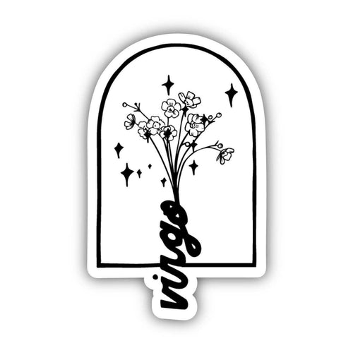 Virgo Buttercup Zodiac Sticker.