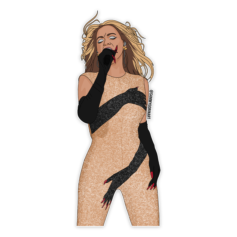 Heated, Beyonce, Renaissance World Tour, Sticker.