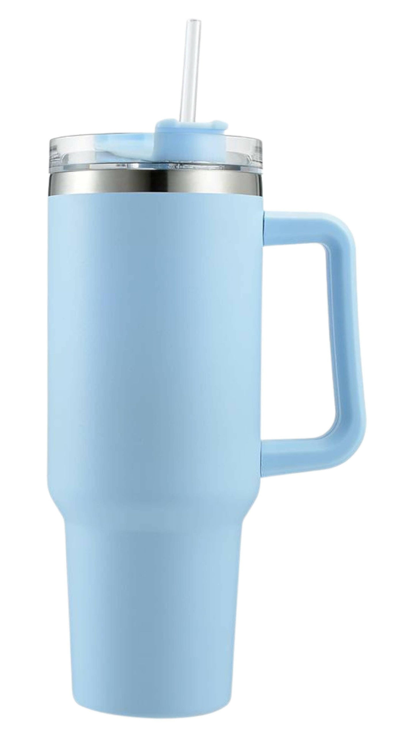 Stainless Tumbler in Light Blue.