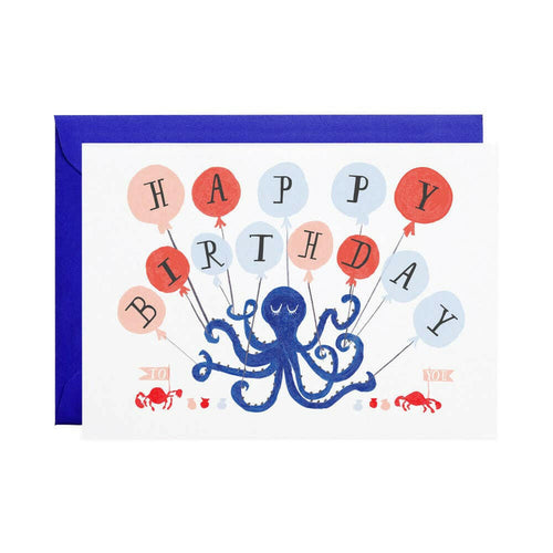 Eight Balloons - Greeting Card.