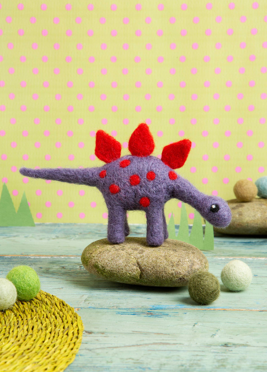 Stegosaurus Mini Felting Kit