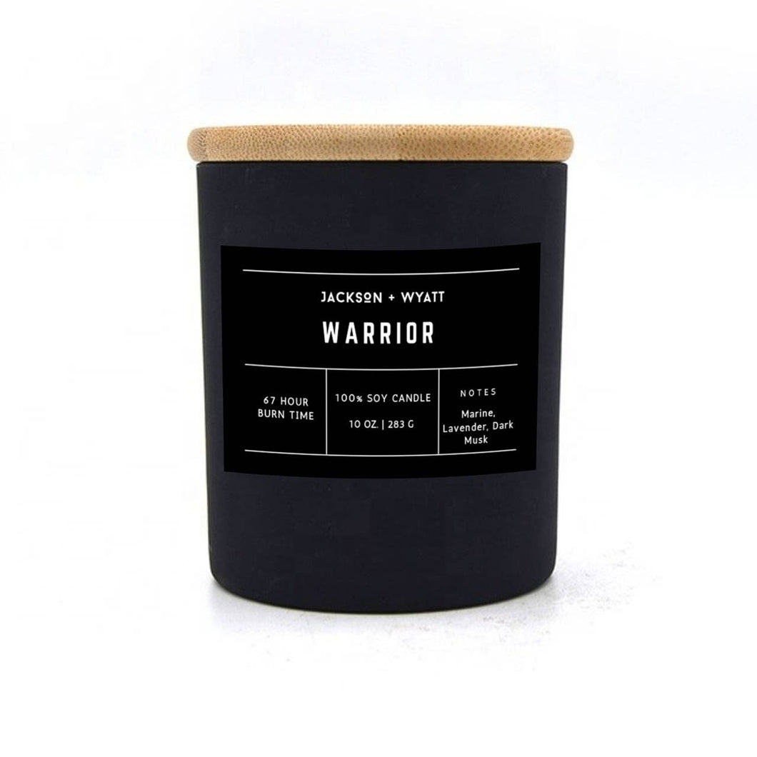 Warrior Candle - 10oz - Hand Poured in North Carolina