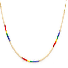 Load image into Gallery viewer, Rainbow - Japanese Seed Bead Necklace.
