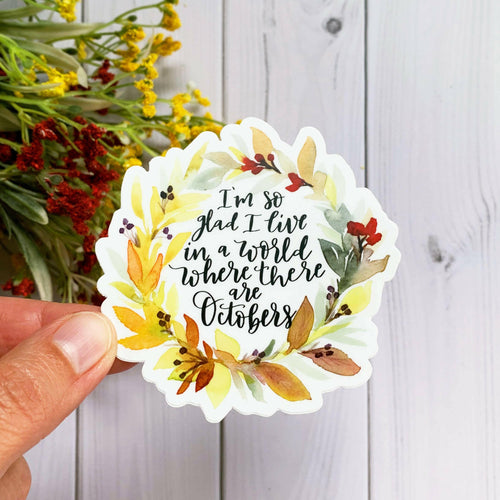 Octobers Anne Of Green Gables Sticker Decal.