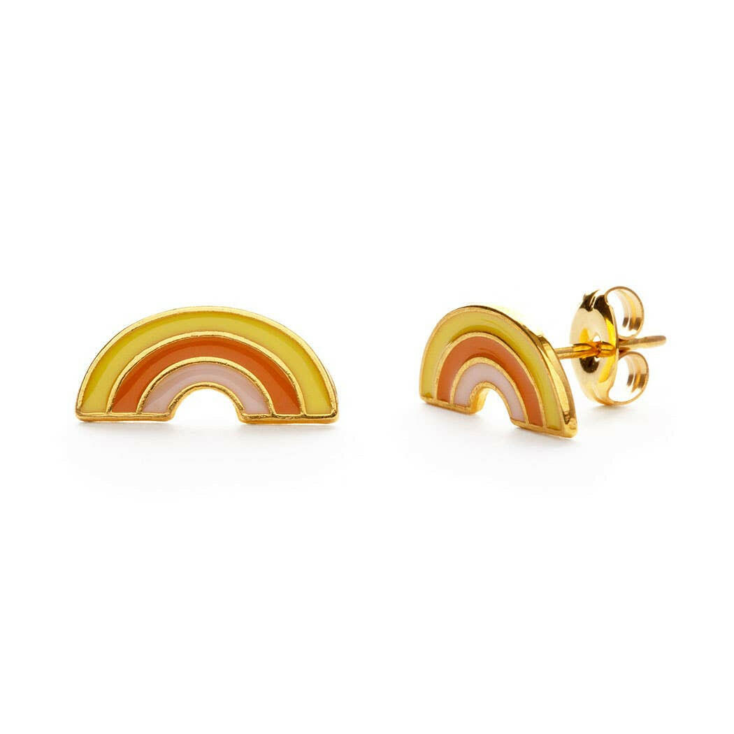 Retro Rainbow Studs.