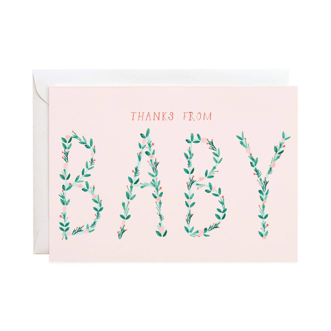 Thanks from the Baby Notecards