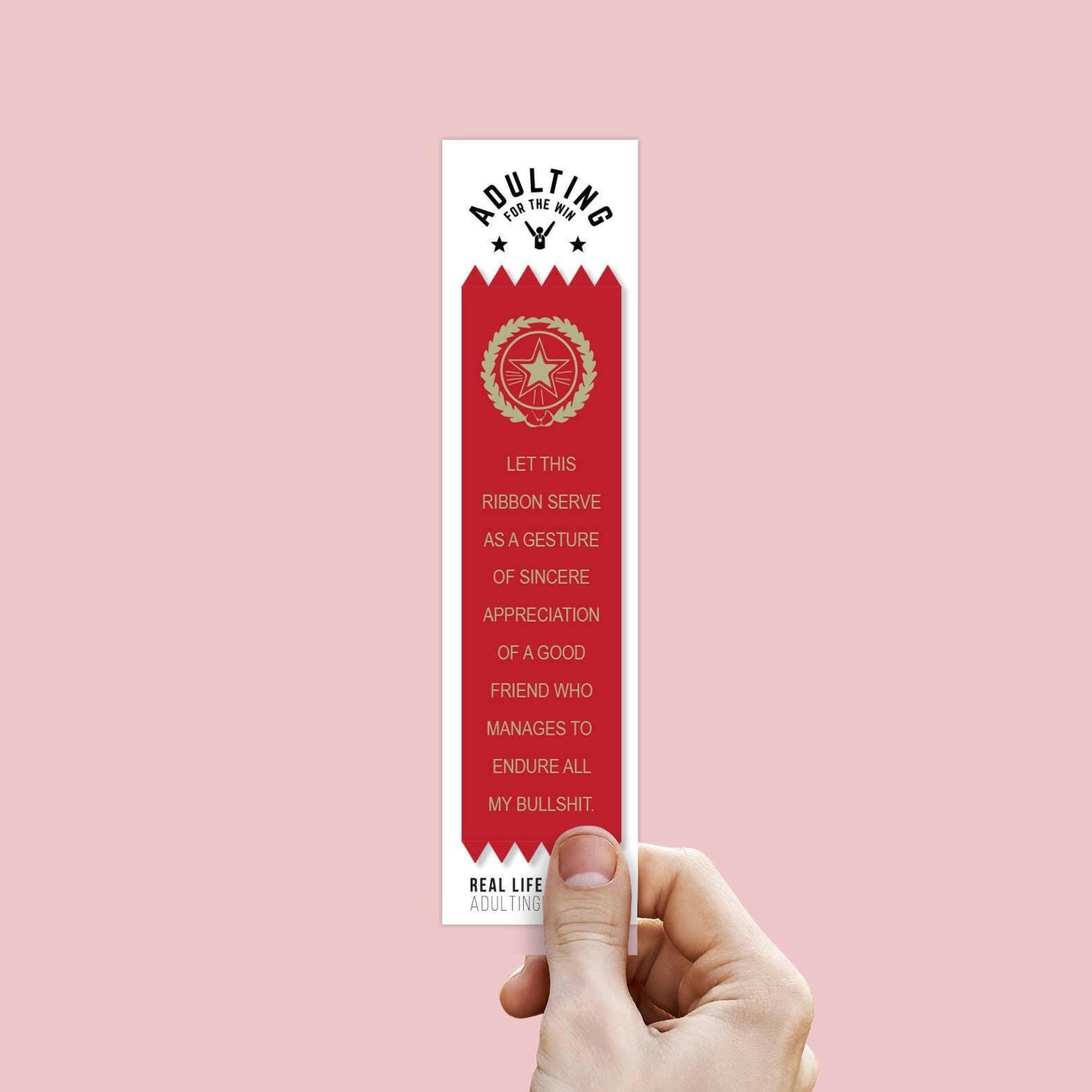 The BFF Award - Adulting Award Ribbon.