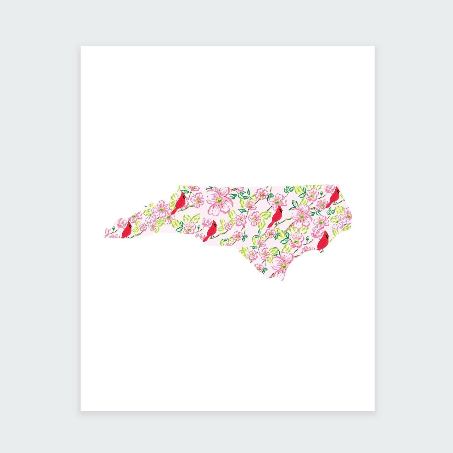 North Carolina State Art Print.