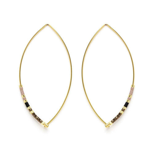 Japanese Marquise Threaders- Chocolate.