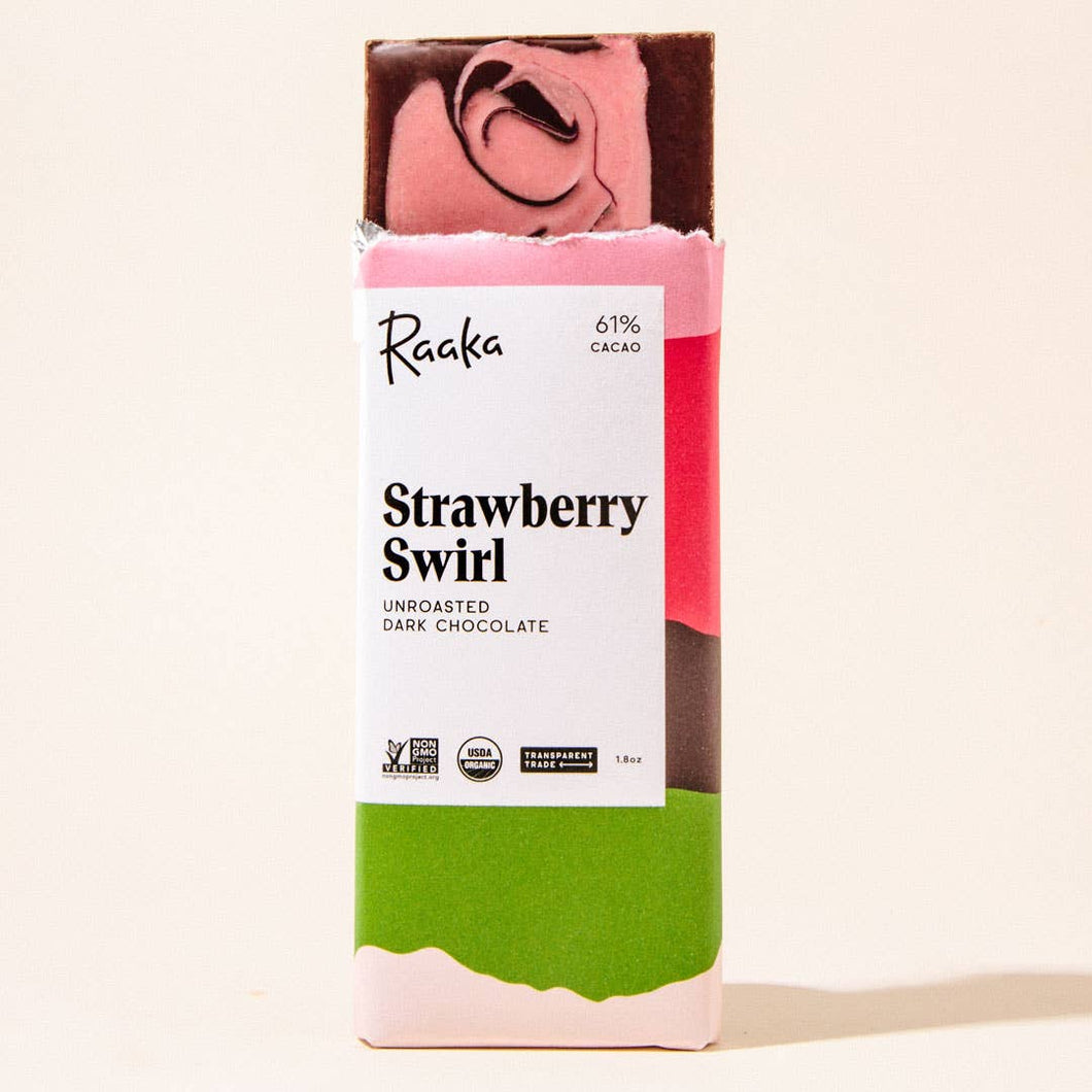 Strawberry Swirl Chocolate Bar - Limited Batch