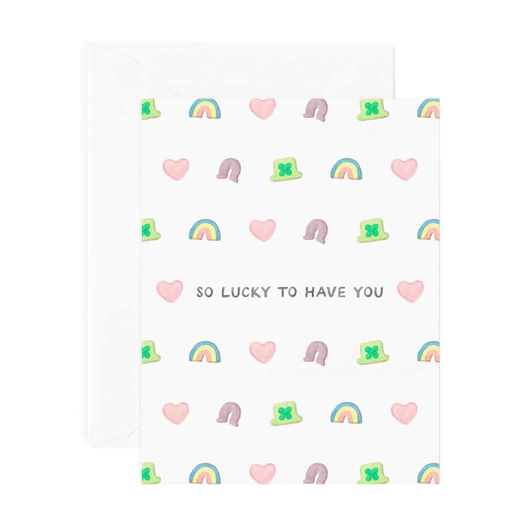 Lucky (Charms) To Have You Thanks Card
