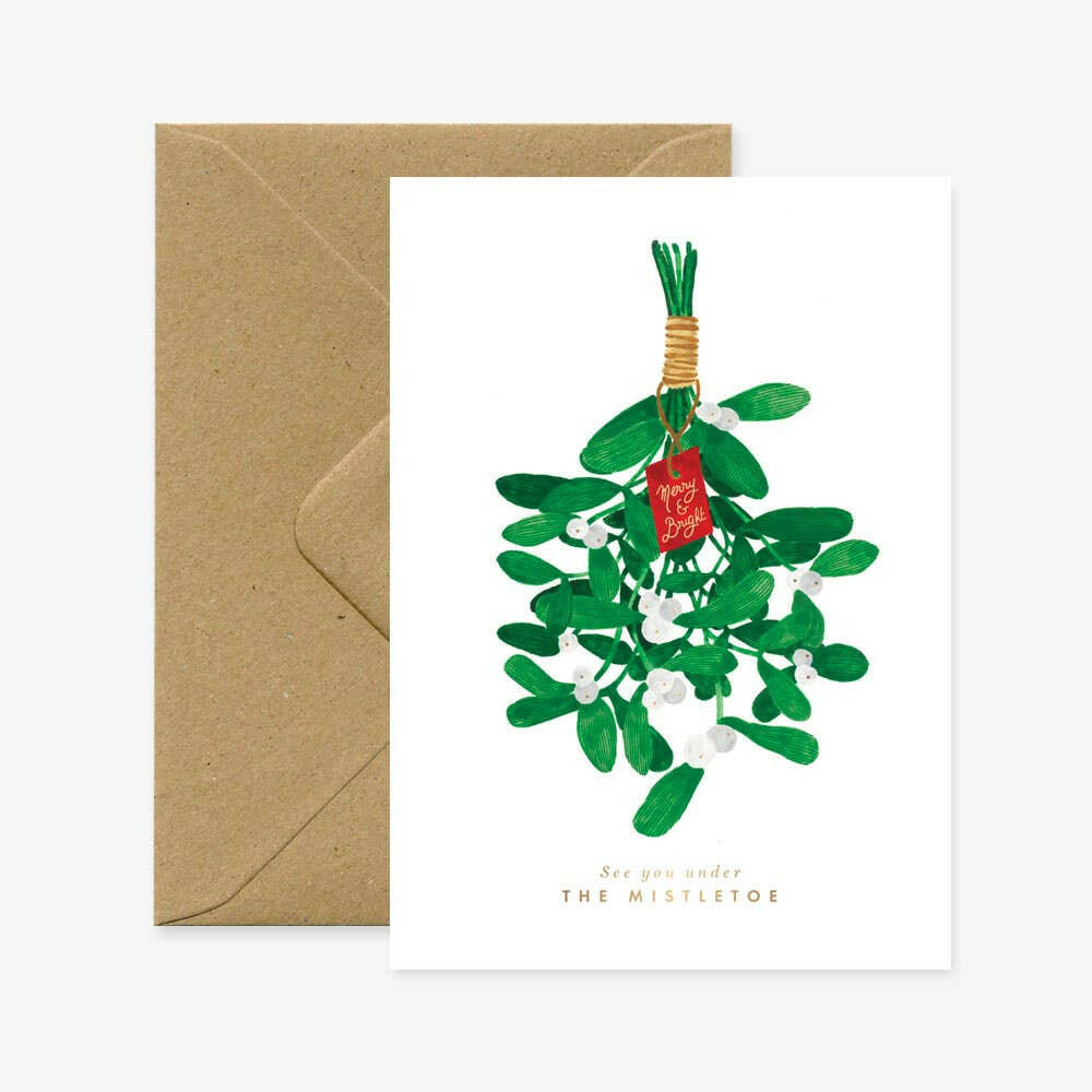 Mistletoe Card.