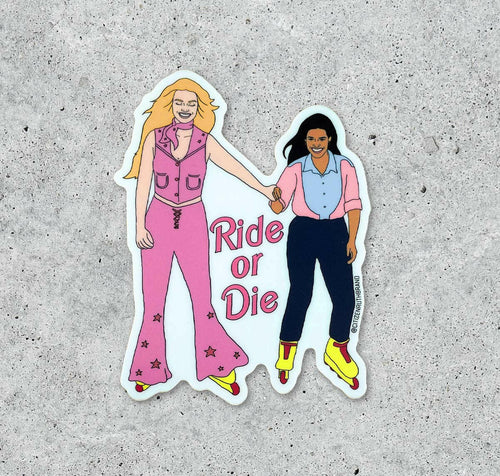 Barbie and Gloria - Ride or Die Sticker.