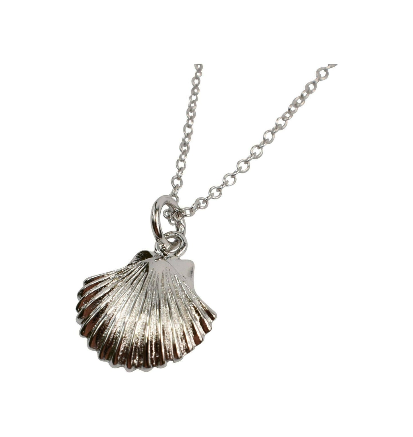 Shell - Sterling Silver Delicate Necklace.