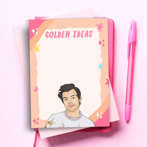 Harry Styles Notepad - Pop Culture To Do List Planner.