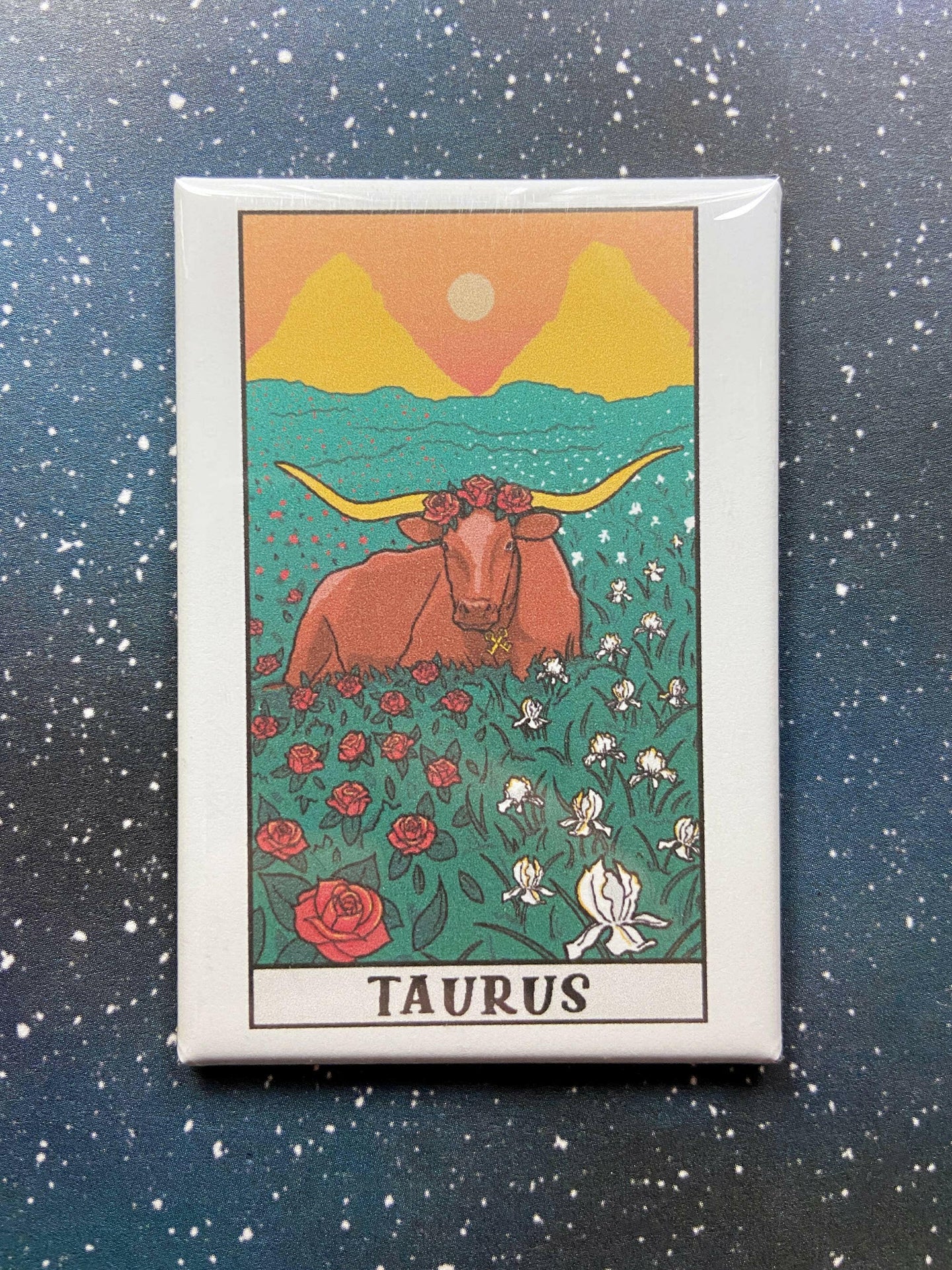Taurus Zodiac Astrology Magnet.