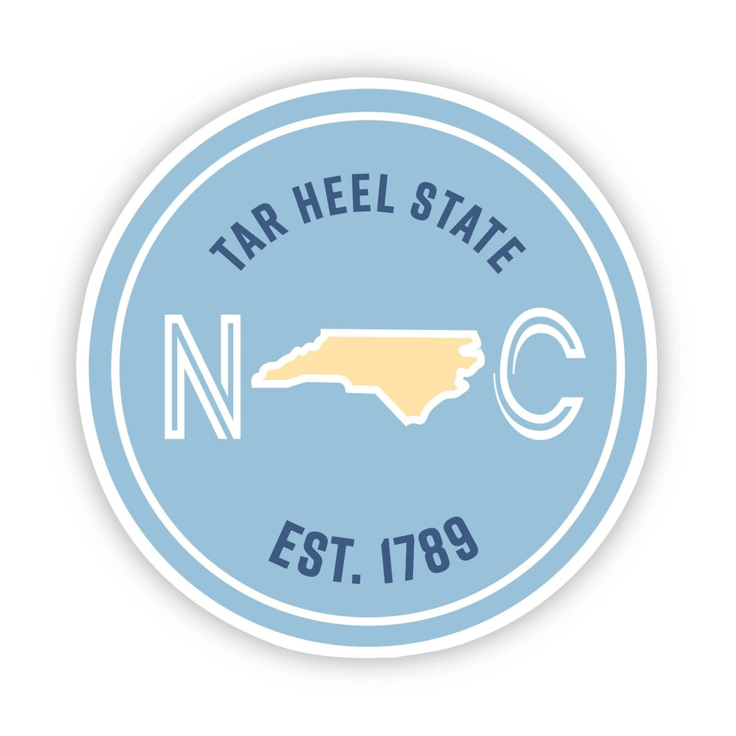 Tar Heel State North Carolina Sticker