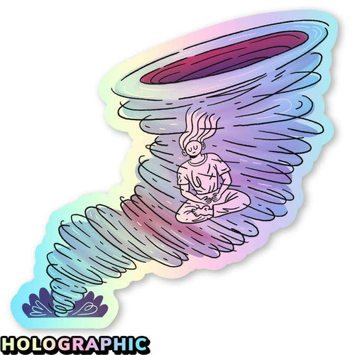 Zen Tornado Sticker.