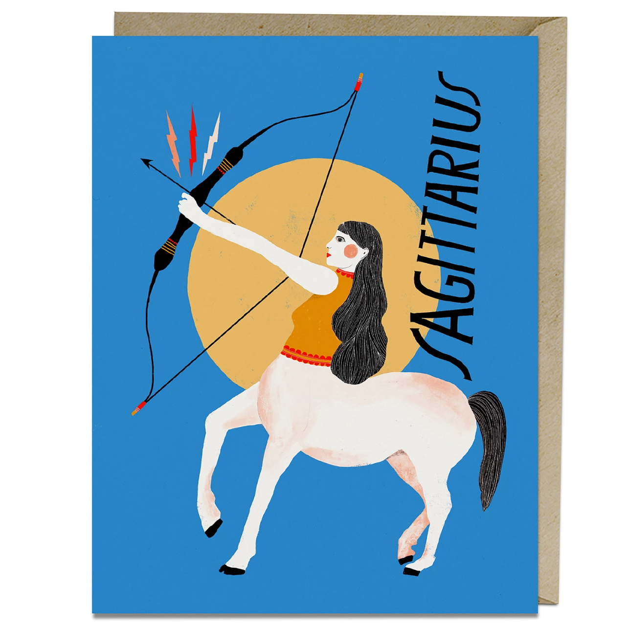 Lisa Congdon Sagittarius Card.