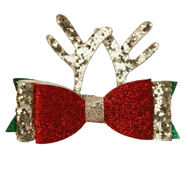 Red Reindeer Bow.