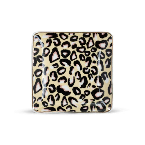 Leopard Ceramic Soap Dish.