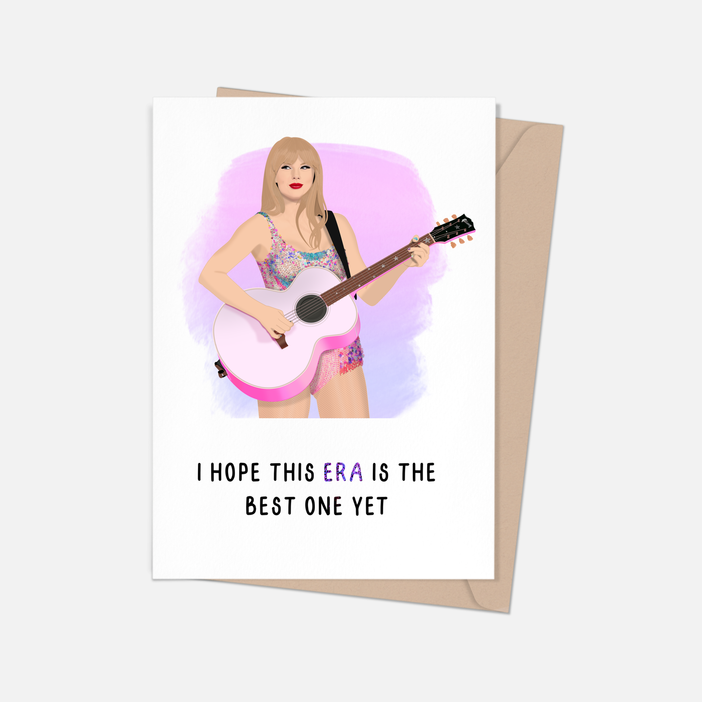 Taylor Swift Best Era Yet Birthday Card.