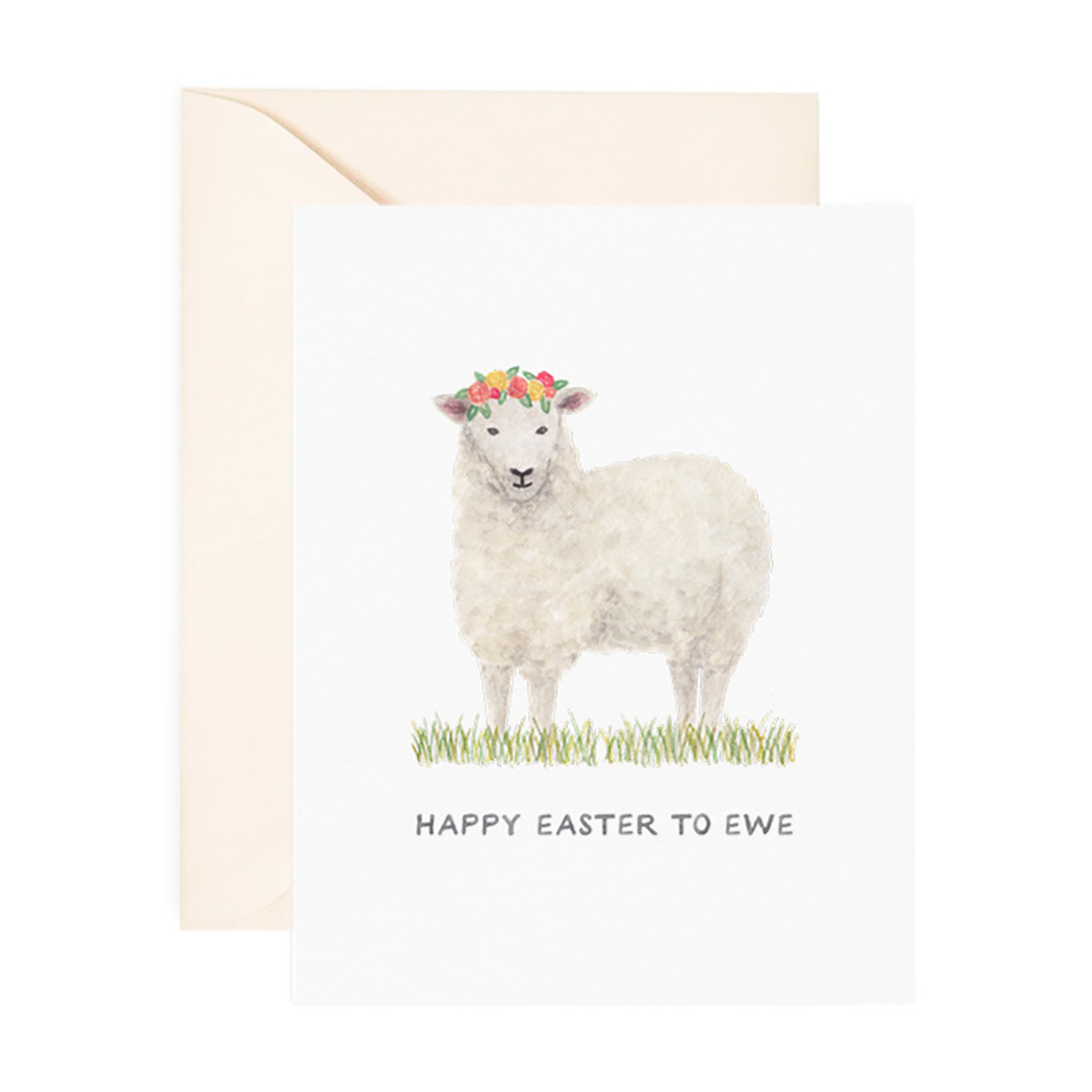 Easter Ewe Card.