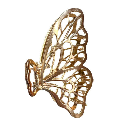 Butterfly Claw Clip - Gold.