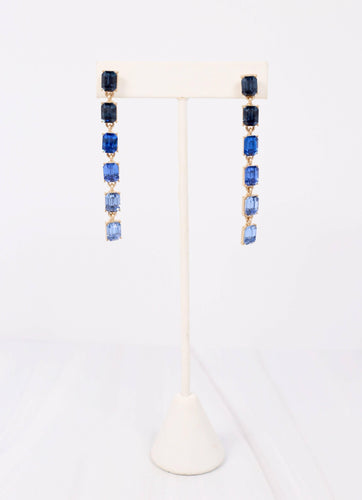 Bahia Jewel Drop Earring BLUE.