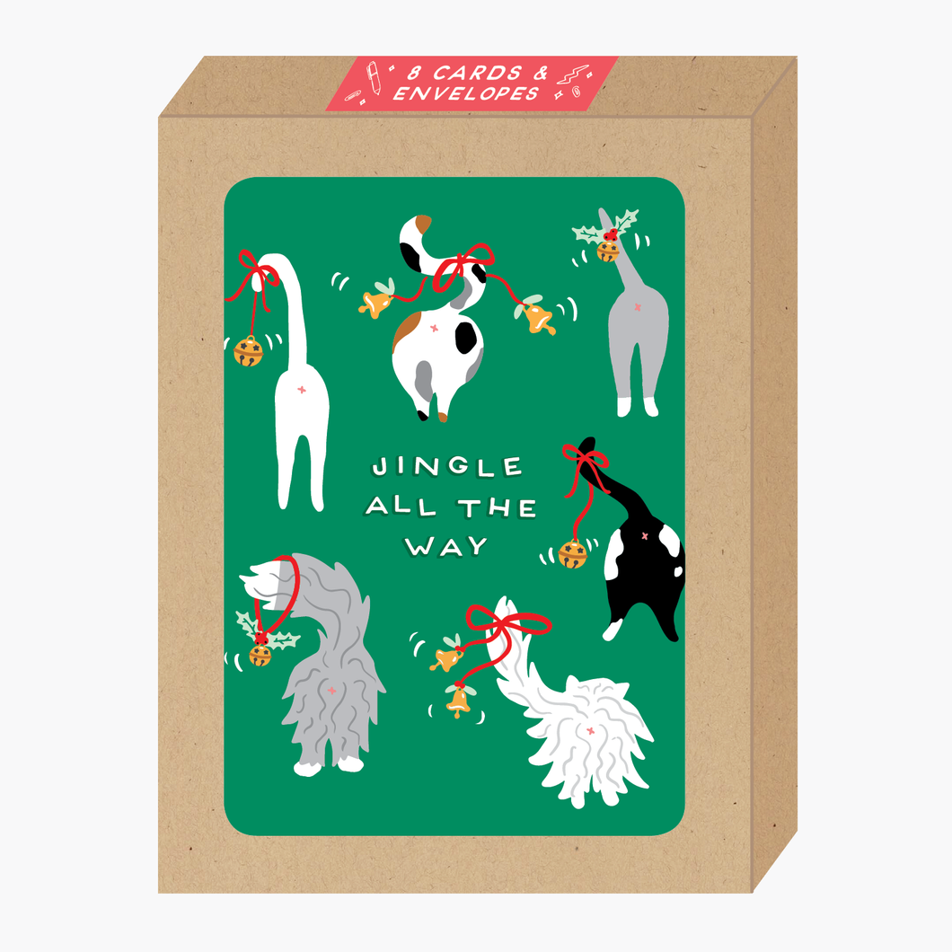 Boxed Jingle Cats Holiday Card