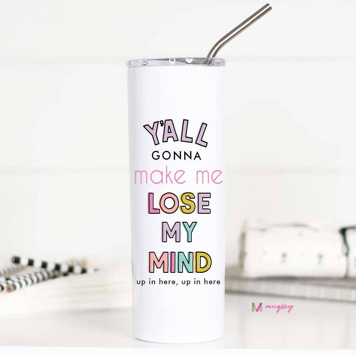 Lose My Mind Teacher Tall Travel Cup, Teacher Gifts.